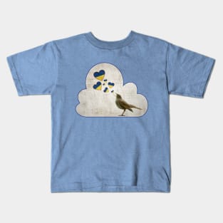 Nightingale Singling for Ukraine Kids T-Shirt